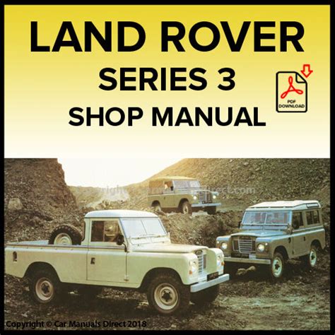 Land Rover Range 1971 1985 Workshop Service Manual