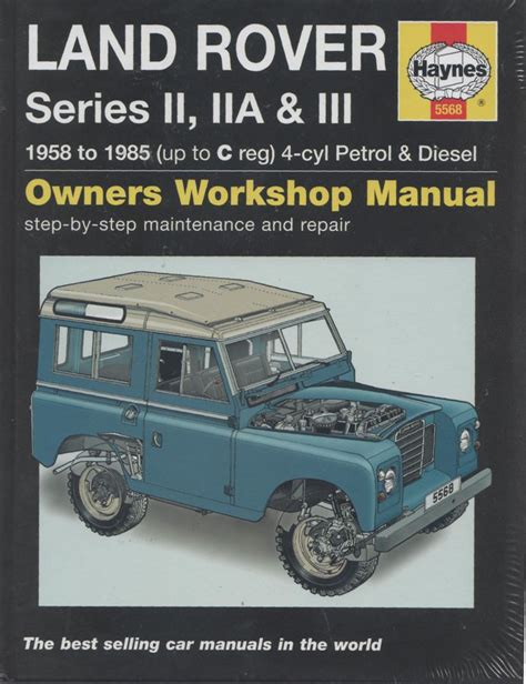 Land Rover Series Ii Iia Service Repair Manual Download 1958 1971