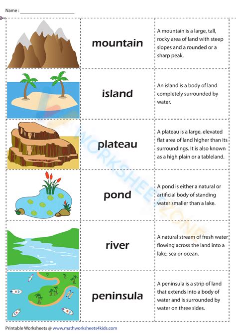 Landform Printable