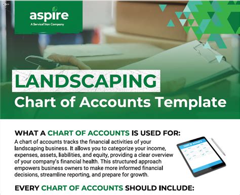 Landscaping Chart Of Accounts Template