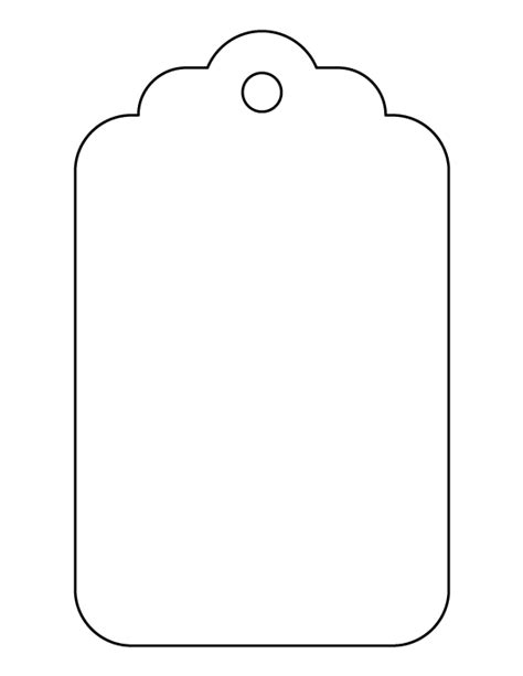 Large Gift Tag Template
