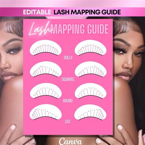 Lash Cluster Map Template
