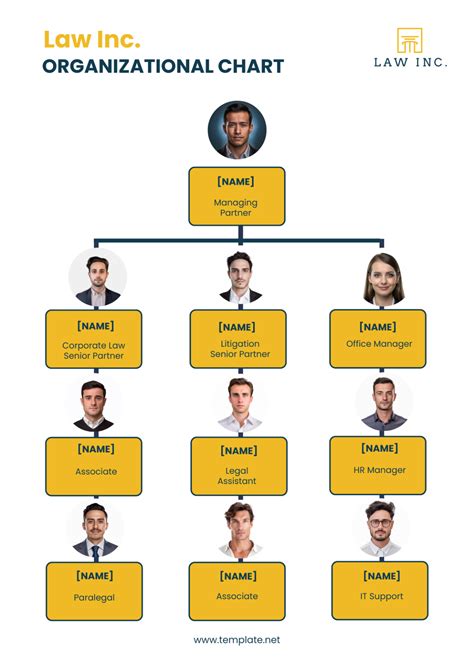 Law Office Organizational Chart