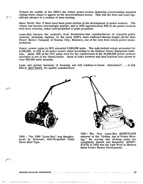 Lawn Boy Garden Equipment Full Service Repair Manual 1950 1988