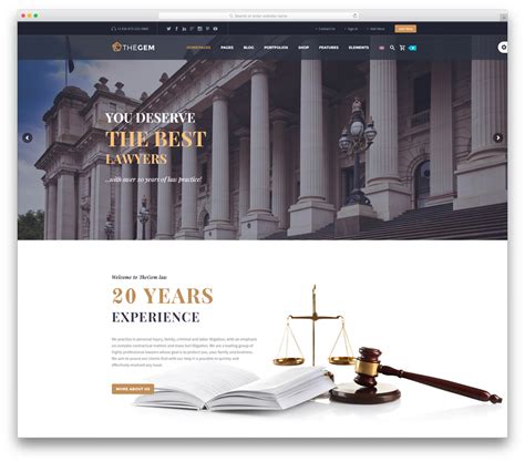 Lawyer Wordpress Template