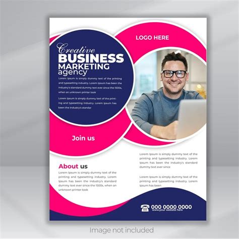 Leaflet Template Psd