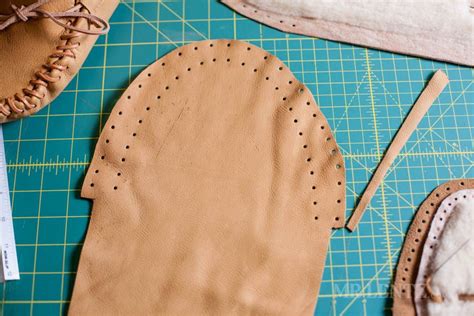 Leather Moccasin Template