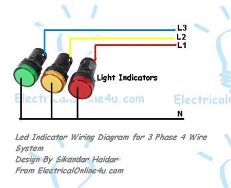 Led Indicator Light Wiring Diagram