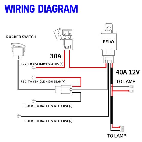 Led Light Bar Rocker Switch Wiring Diagram