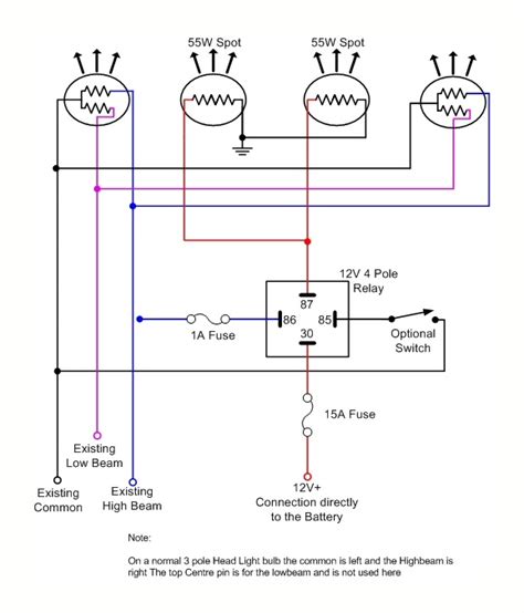 Led Spotlight Wiring Diagram