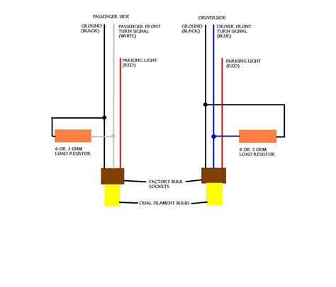 Led Turn Signal Resistor Wiring Diagram