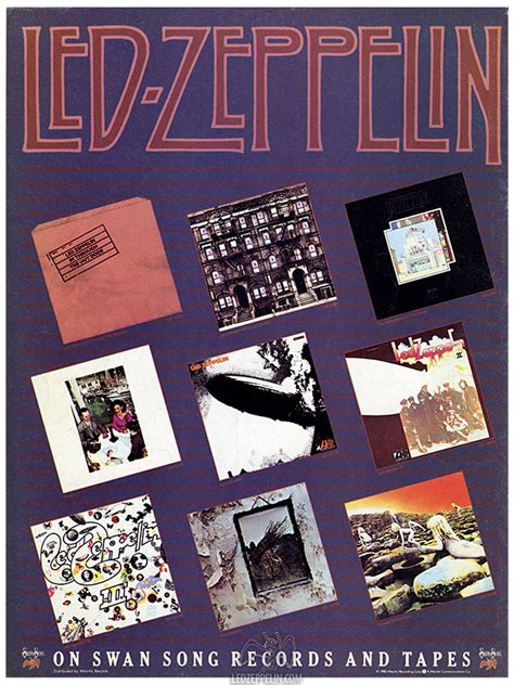 Led Zeppelin Catalog Sale