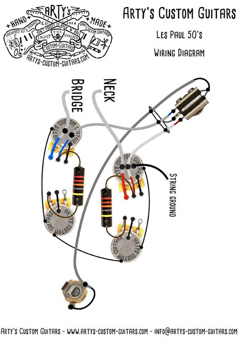 Left Handed Les Paul Wiring Diagram