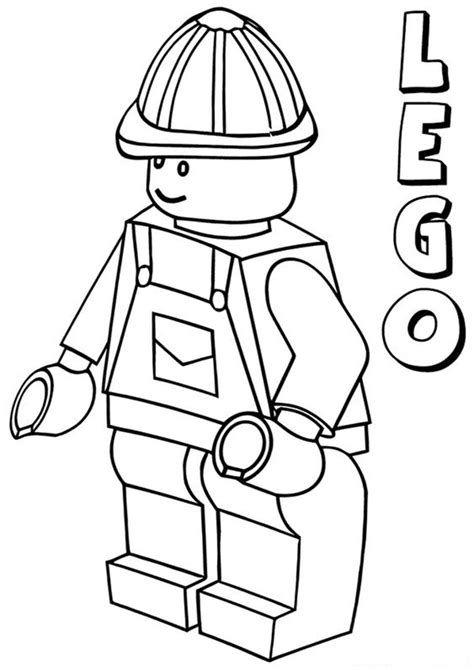 Lego Coloring Pages Printable Free