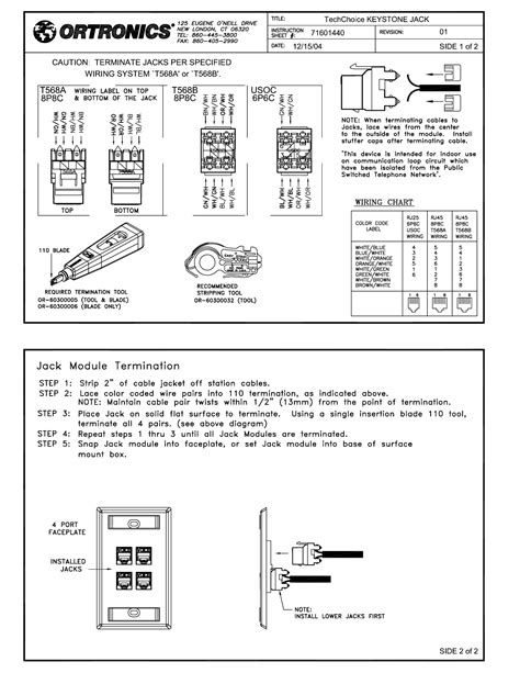 Legrand Rj25 Wiring Diagram