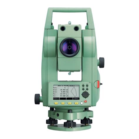 Leica Tps400 Series User Manual Survey Equipment