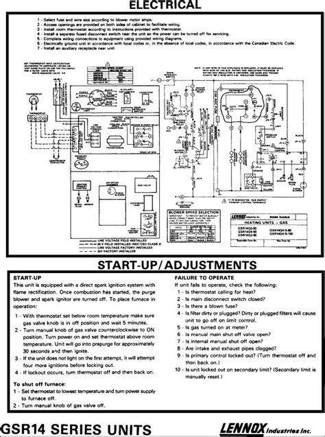 Lennox G14 Furnace Wiring Diagram