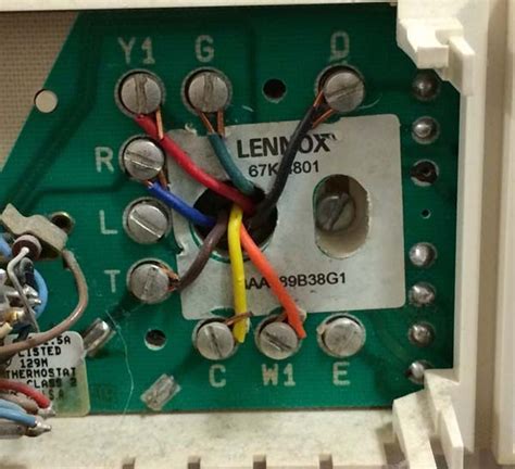 Lennox Thermostat Wiring Diagram