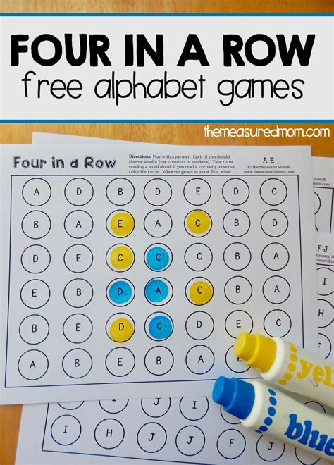 Letter Games Printable