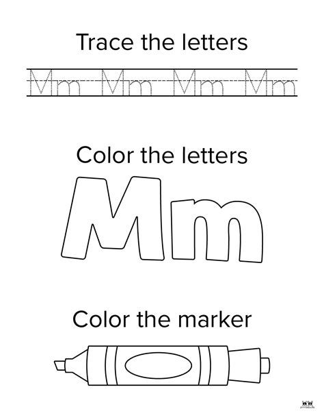 Letter M Printable