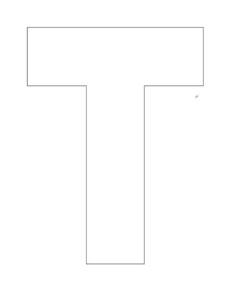 Letter T Printable
