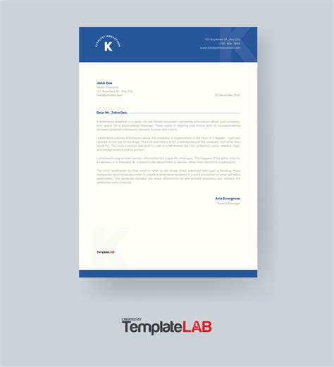 Letterhead Template For Free