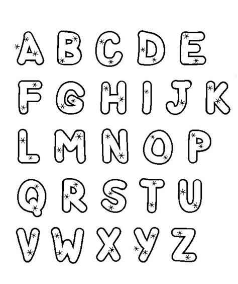 Letters Coloring Pages Printable