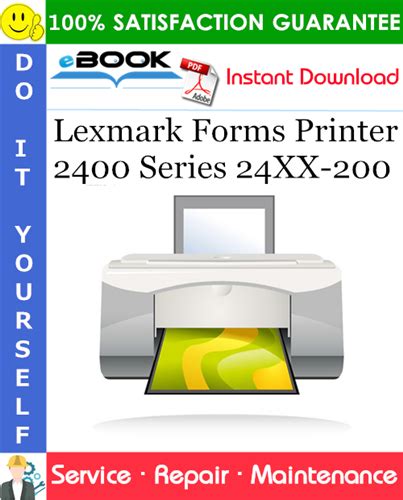 Lexmark Forms Printer 2400 Series 24xx 200 Service Repair Manual