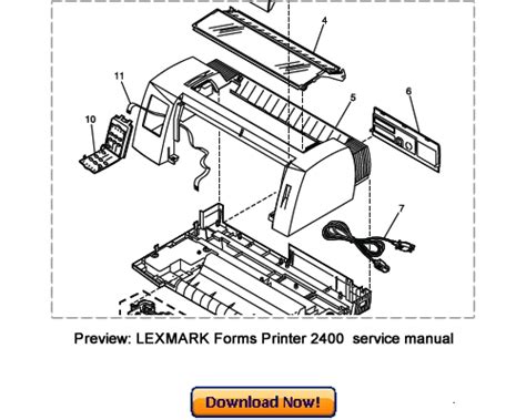 Lexmark Forms Printer 2480 2481 2490 2491 Service Repair Manual Download