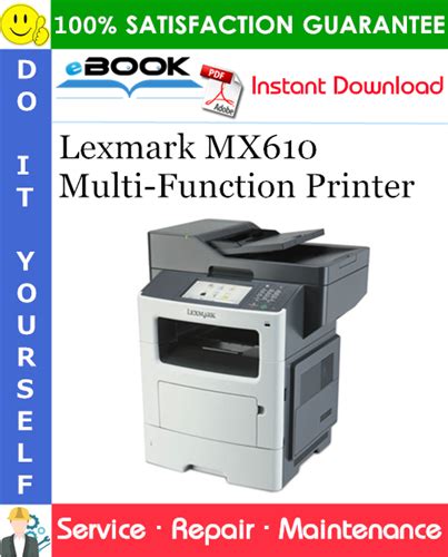 Lexmark Mx610 Multi Function Printer Service Repair Manual