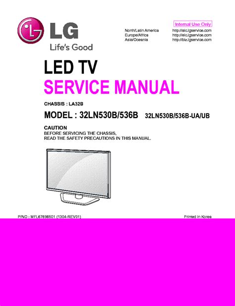 Lg 32ln536b Led Tv Service Manual Download