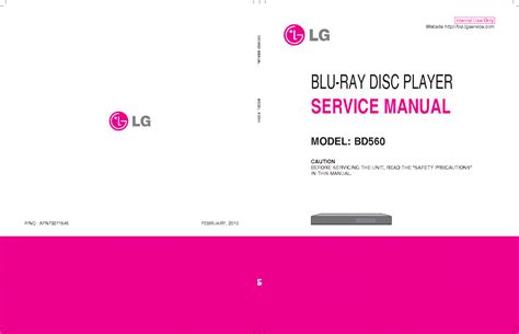 Lg Bd560 Service Manual Repair Guide