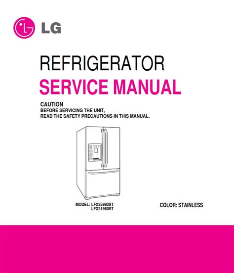 Lg D1464cf Service Manual Repair Guide