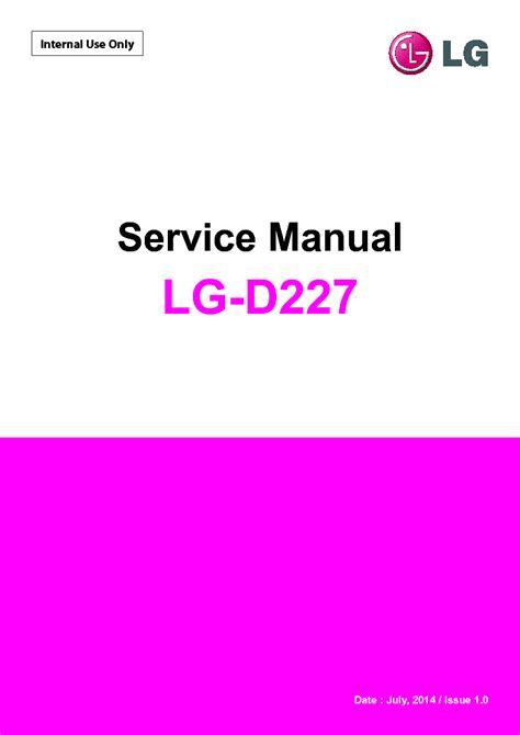 Lg D227 Phone Service Manual