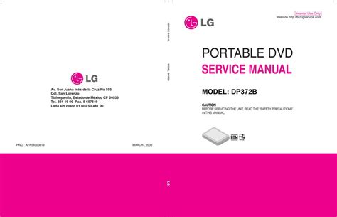 Lg Dp372b Portable Dvd Service Manual Download