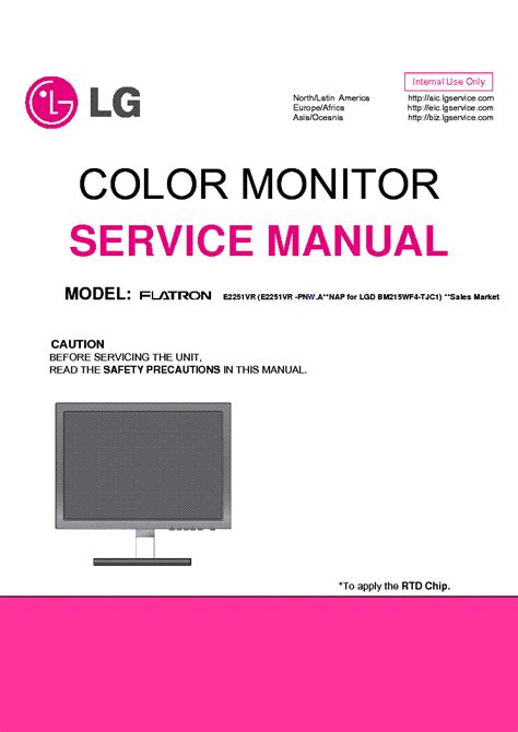 Lg E2251vq Monitor Service Manual Download