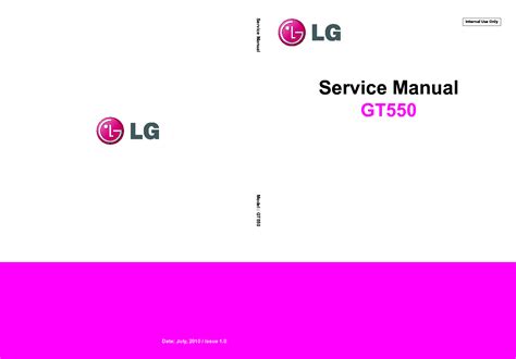 Lg Encore Gt550 Service Manual Repair Guide