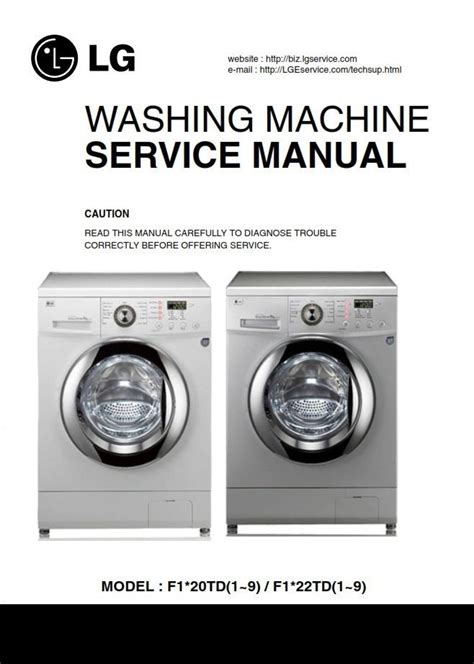 Lg F1422td5 Service Manual Repair Guide