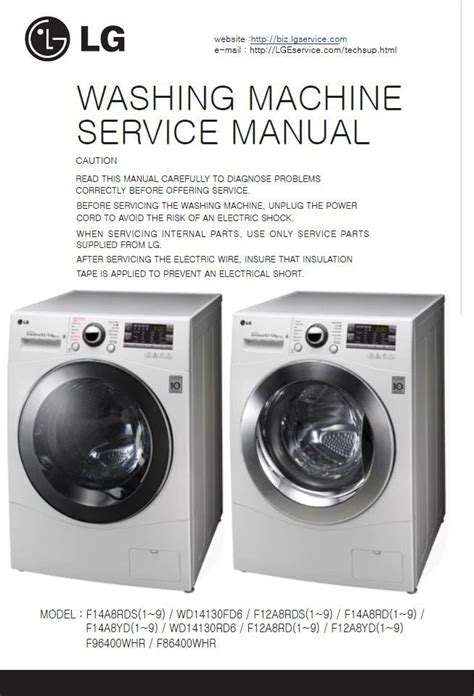 Lg F14b8tda Service Manual And Repair Guide