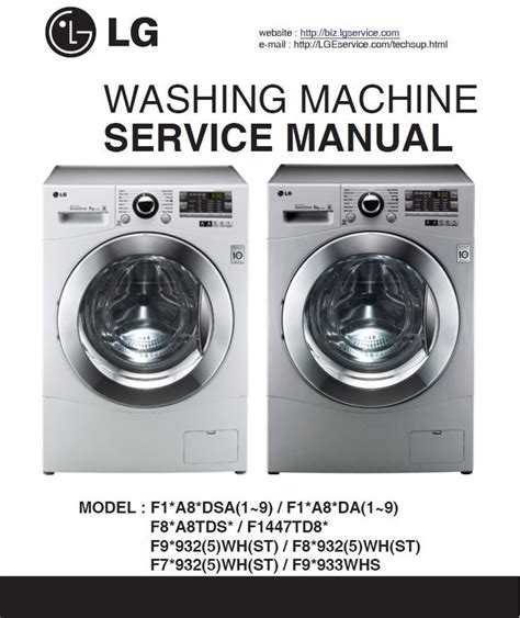 Lg F14b8tdw1 Service Manual And Repair Guide