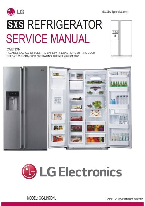 Lg Gc A207 Refrigerator Service Manual