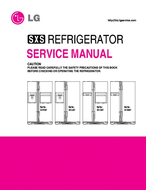 Lg Gc L207blkv Service Manual And Repair Guide