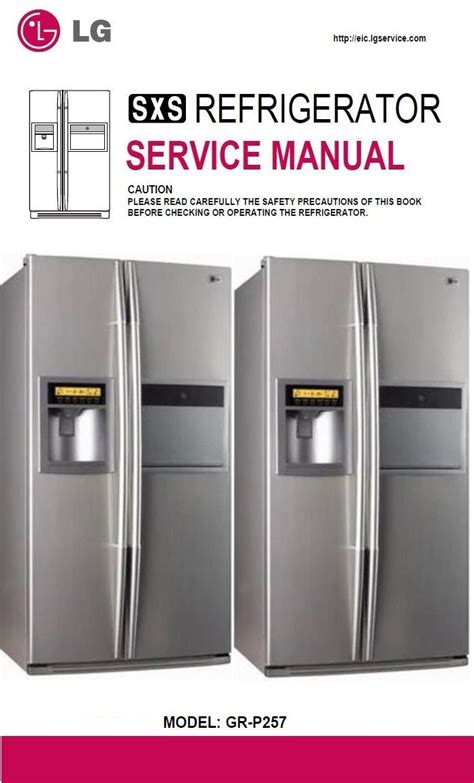 Lg Gr P257stb Service Manual Repair Guide