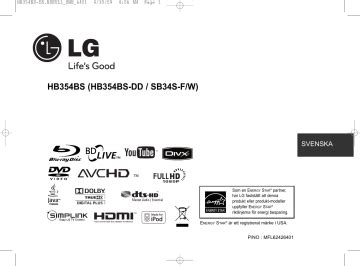 Lg Hb354bs 2 1ch Blu Ray Receiver System Service Manual