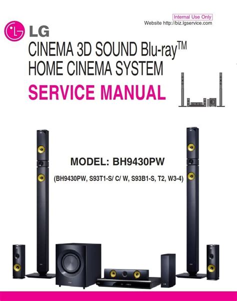 Lg Hb900sa Home Theater Service Manual Download