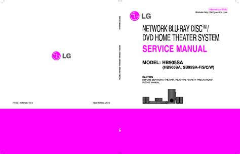 Lg Hb905sa Service Manual And Repair Guide