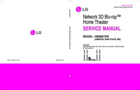 Lg Hb966tzw Service Manual Repair Guide