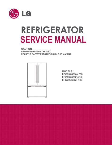 Lg Lfc20760st Service Manual Repair Guide