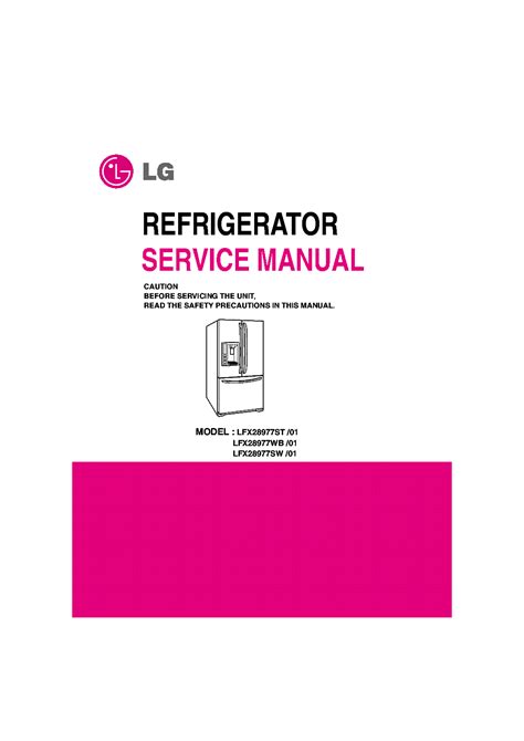 Lg Lfx28977st Service Manual Repair Guide