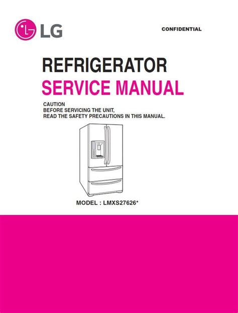 Lg Lmxs30776s Service Manual Repair Guide